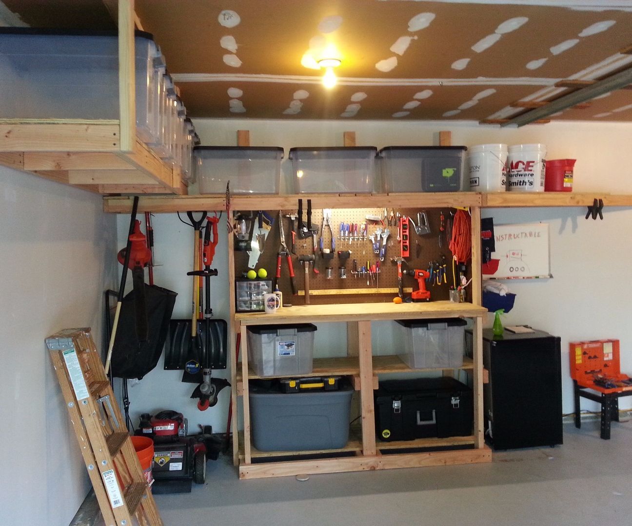 Garage Storage/Work Bench : 11 Steps (with Pictures) - Instructables