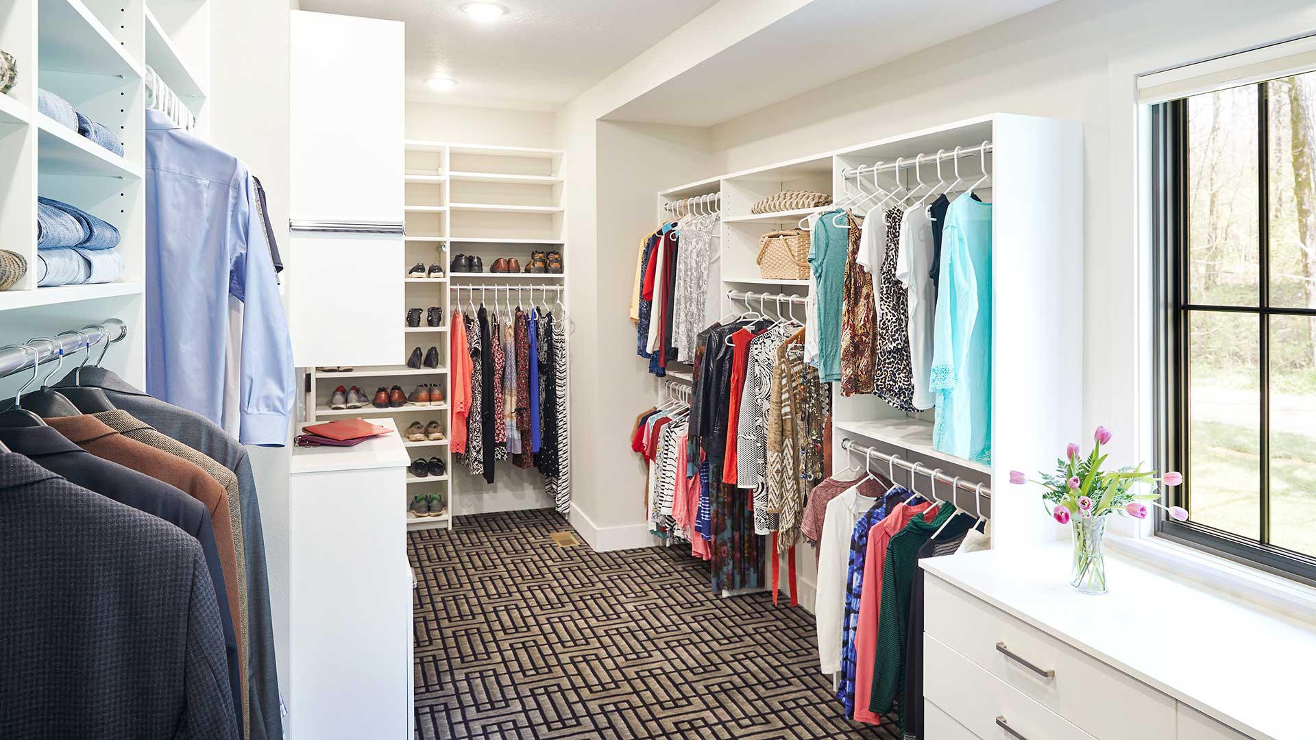 His and Her Closet Design ideas