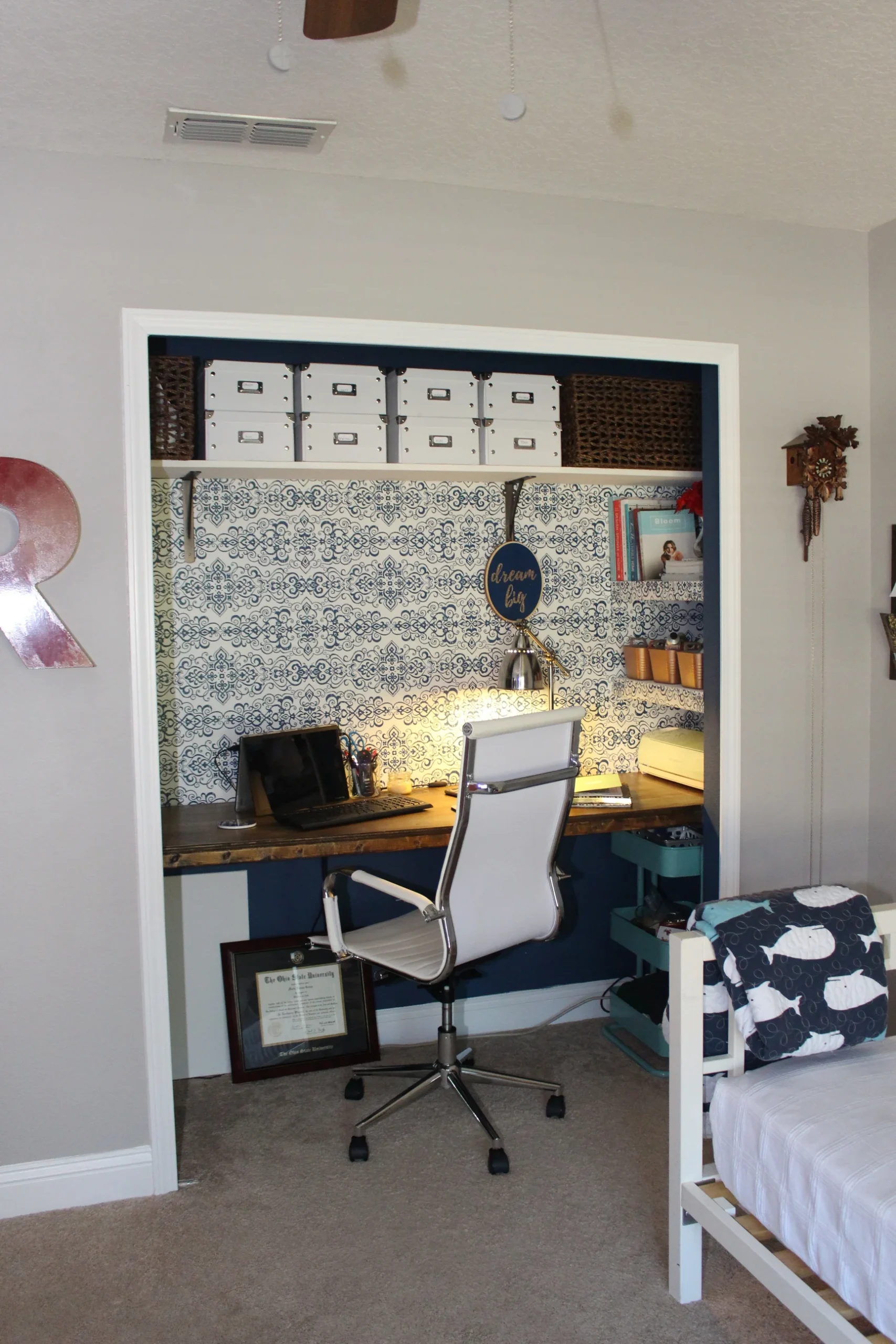 Home Office Closet Refresh — House by the Preserve
