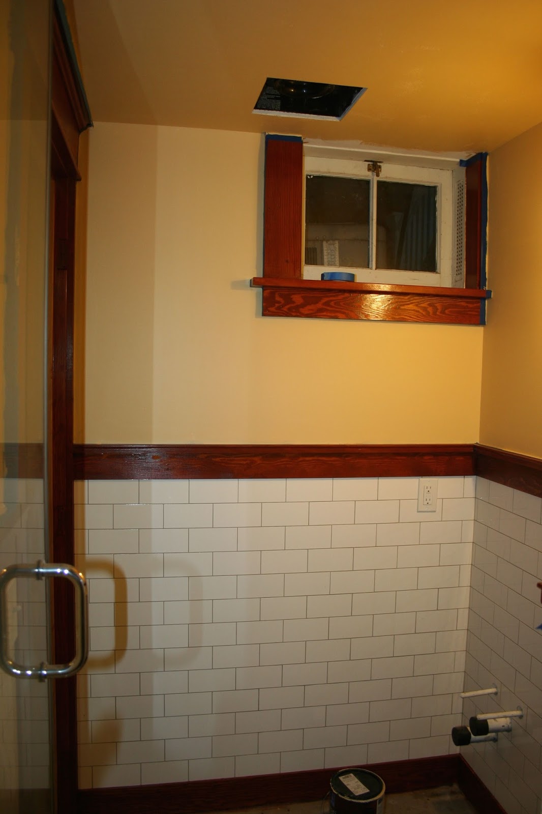 Laurelhurst Craftsman Bungalow: Basement Bath Painted