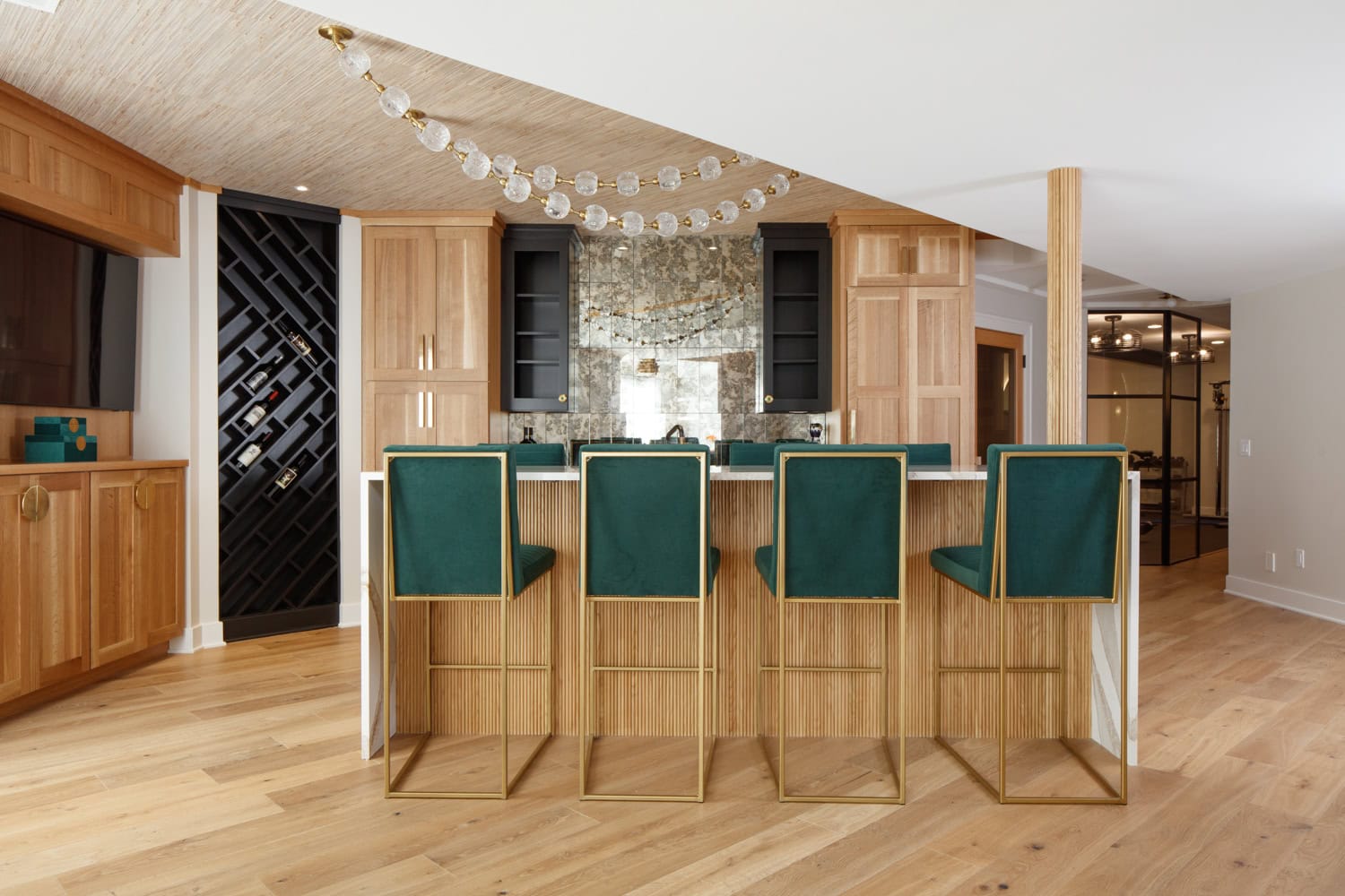 Luxury Basement Remodel in Indian Hill, OH – Bar, Sauna & Entertainment