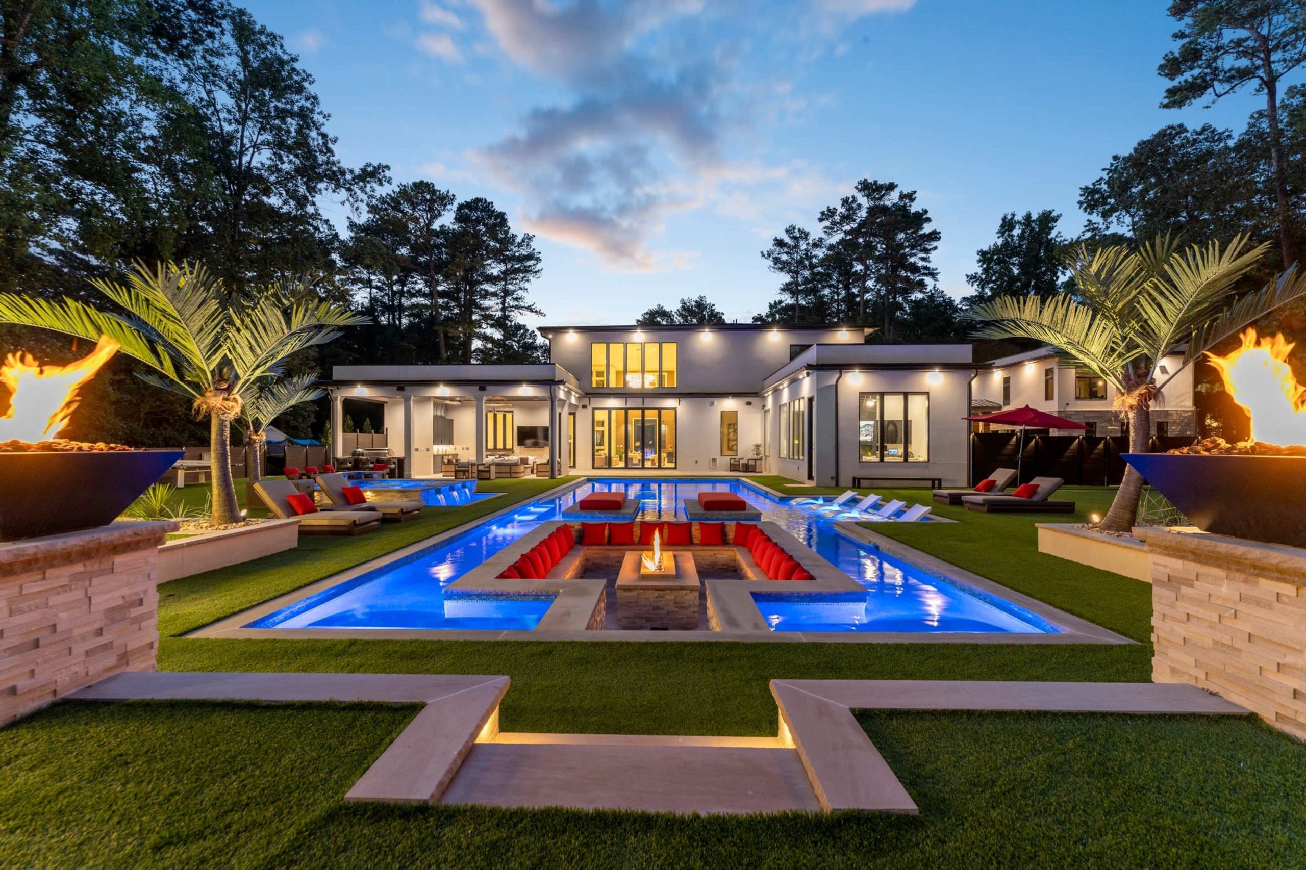 Luxury Modern Pool and Resort Backyard in Buckhead, Atlanta, GA | Event | Peerspace