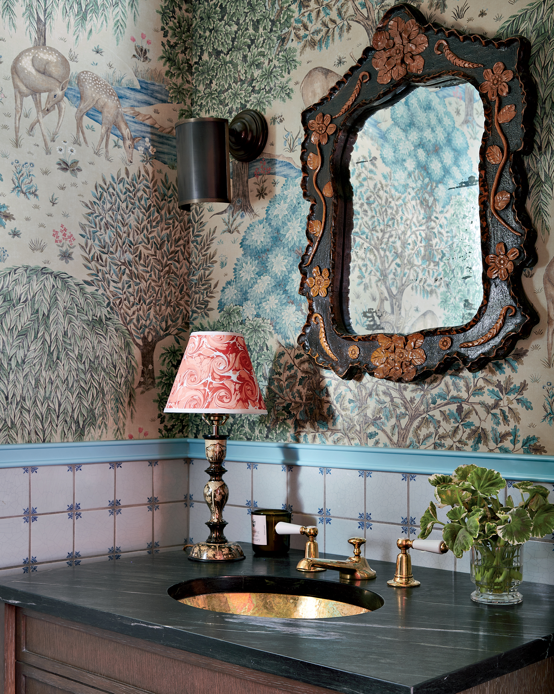 Mark Sikes Is Here To Help With Your Powder Room Makeover | LUXE Interiors + Design