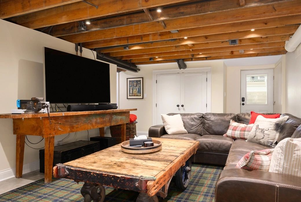 Modern Basement | Construction Services by pandpltd.com