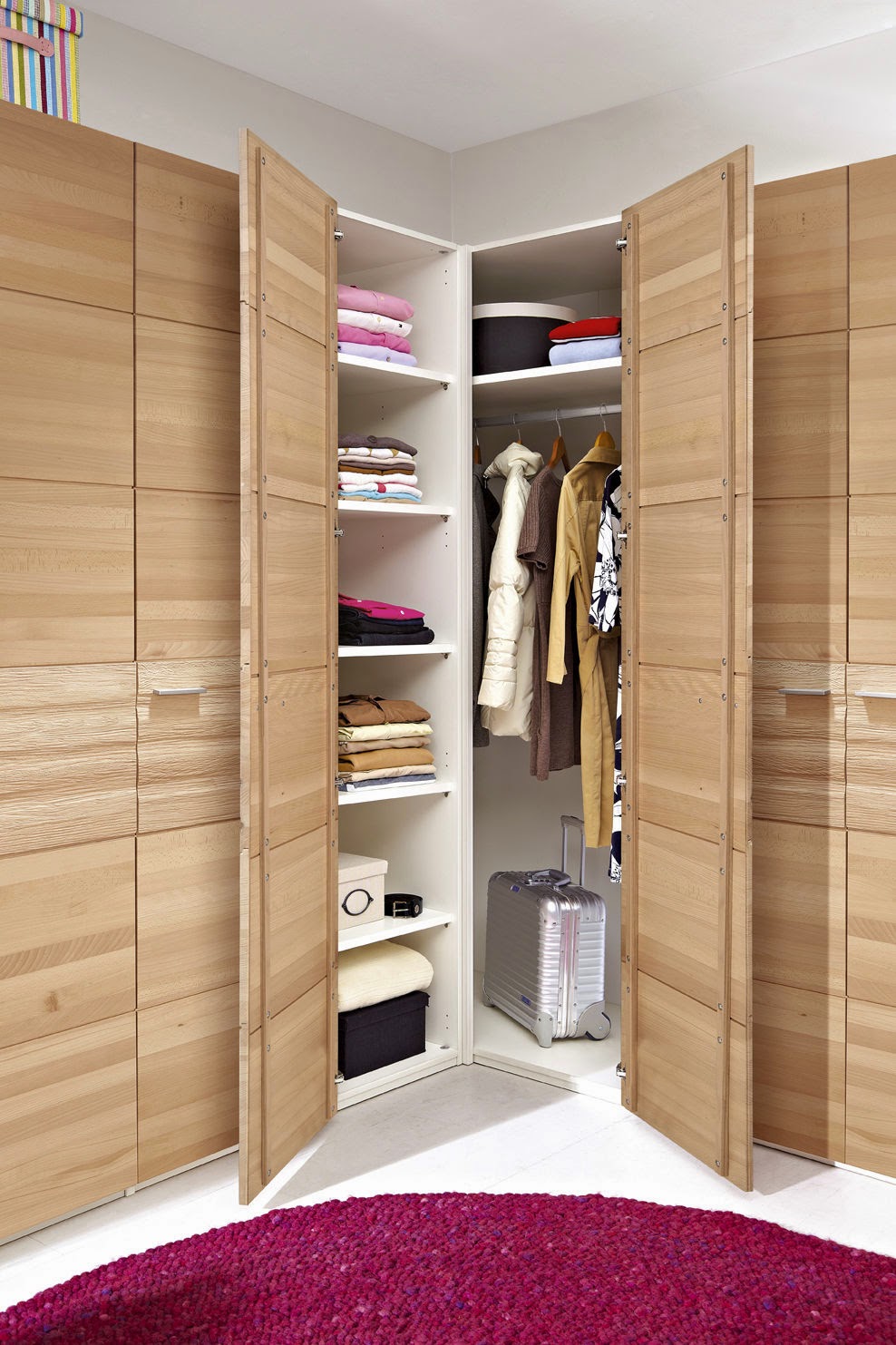 My Home Living: The corner wardrobe – your spacious solution for the bedroom