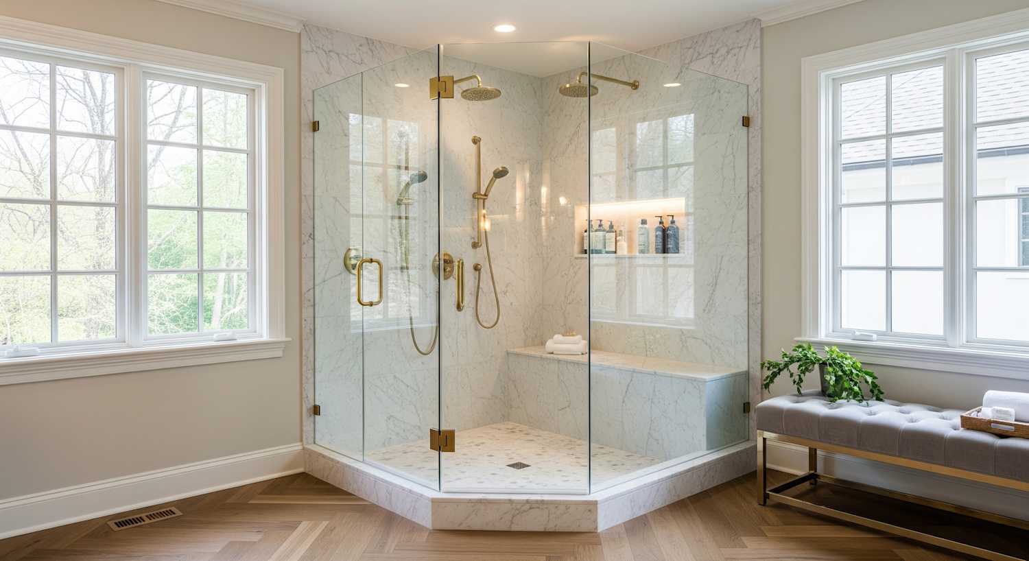 Optimize Room with the Ideal Corner Shower