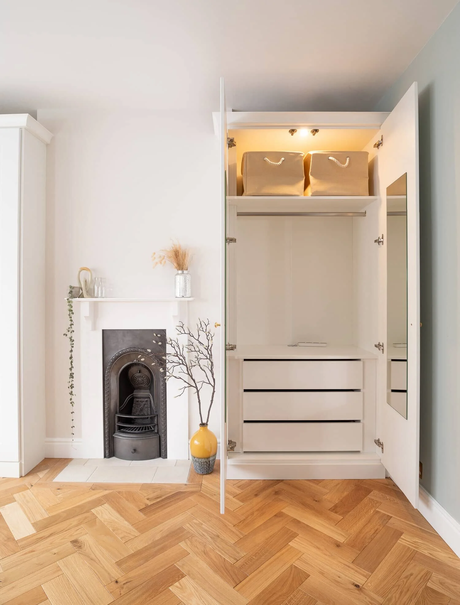 Our Alcove Fitted Wardrobes – Before + After | Fifi McGee