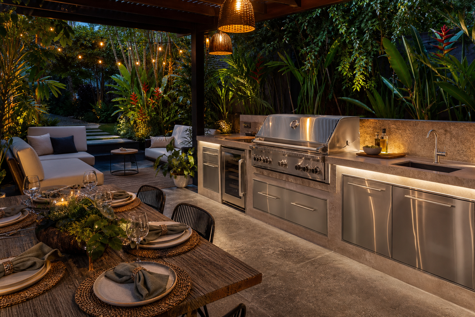 Outdoor Kitchens and BBQ Areas: Entertaining in Your Garden Oasis