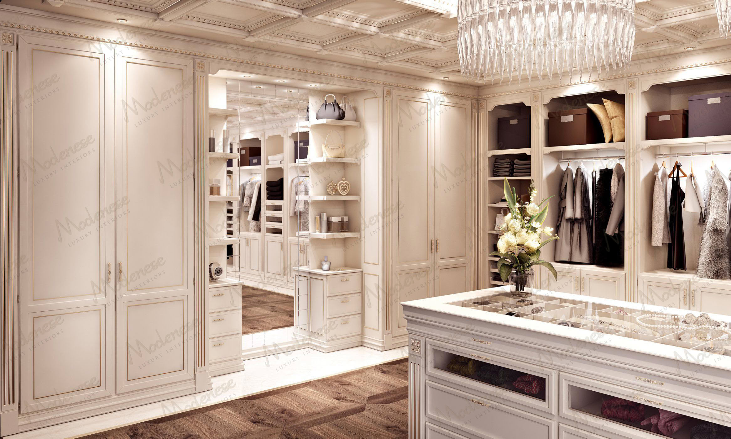 Provençal Walk-In Closet Project, Côte d'Azur | Modenese