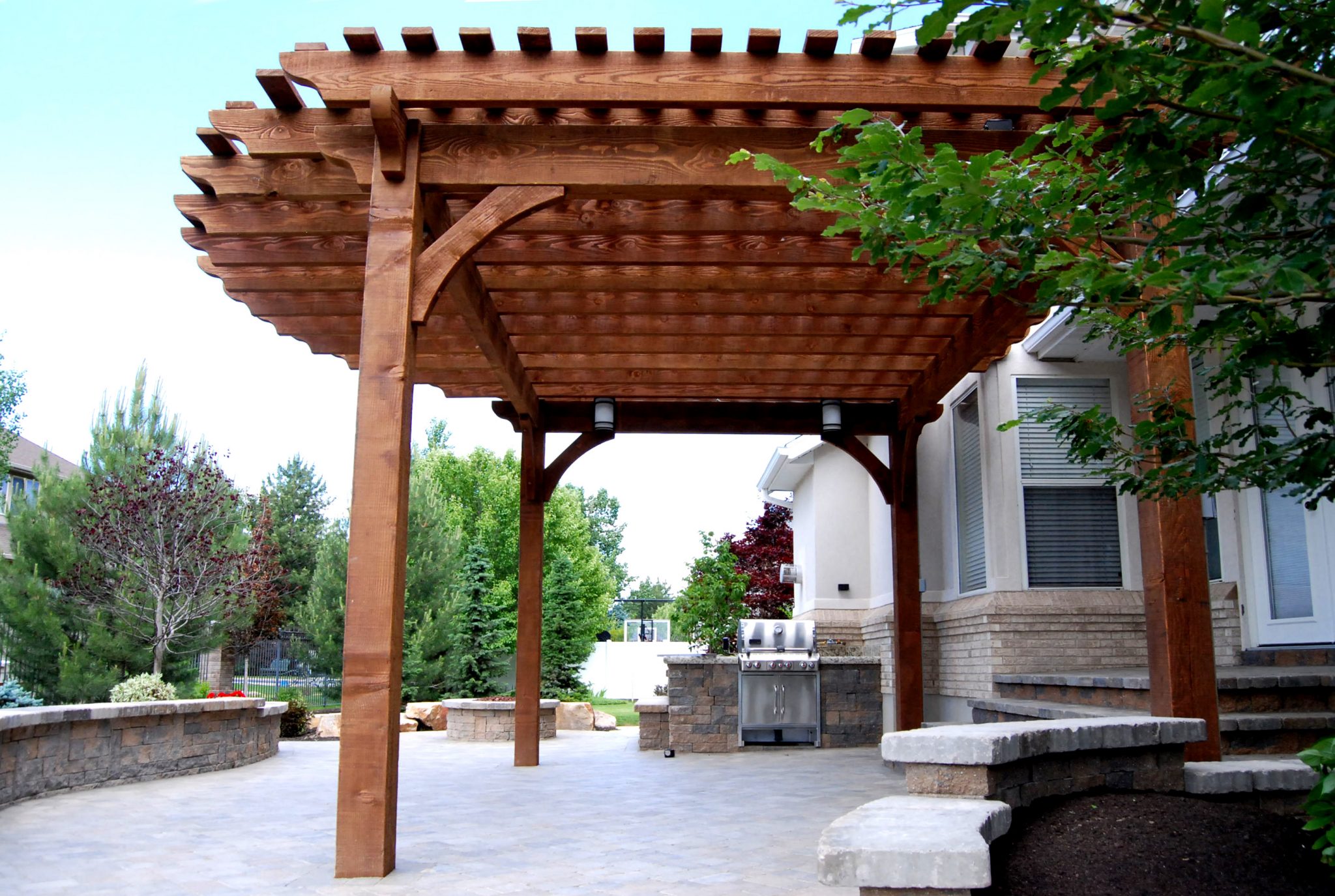 Roof Designs For Outdoor Living Timber Frame Shade Creations