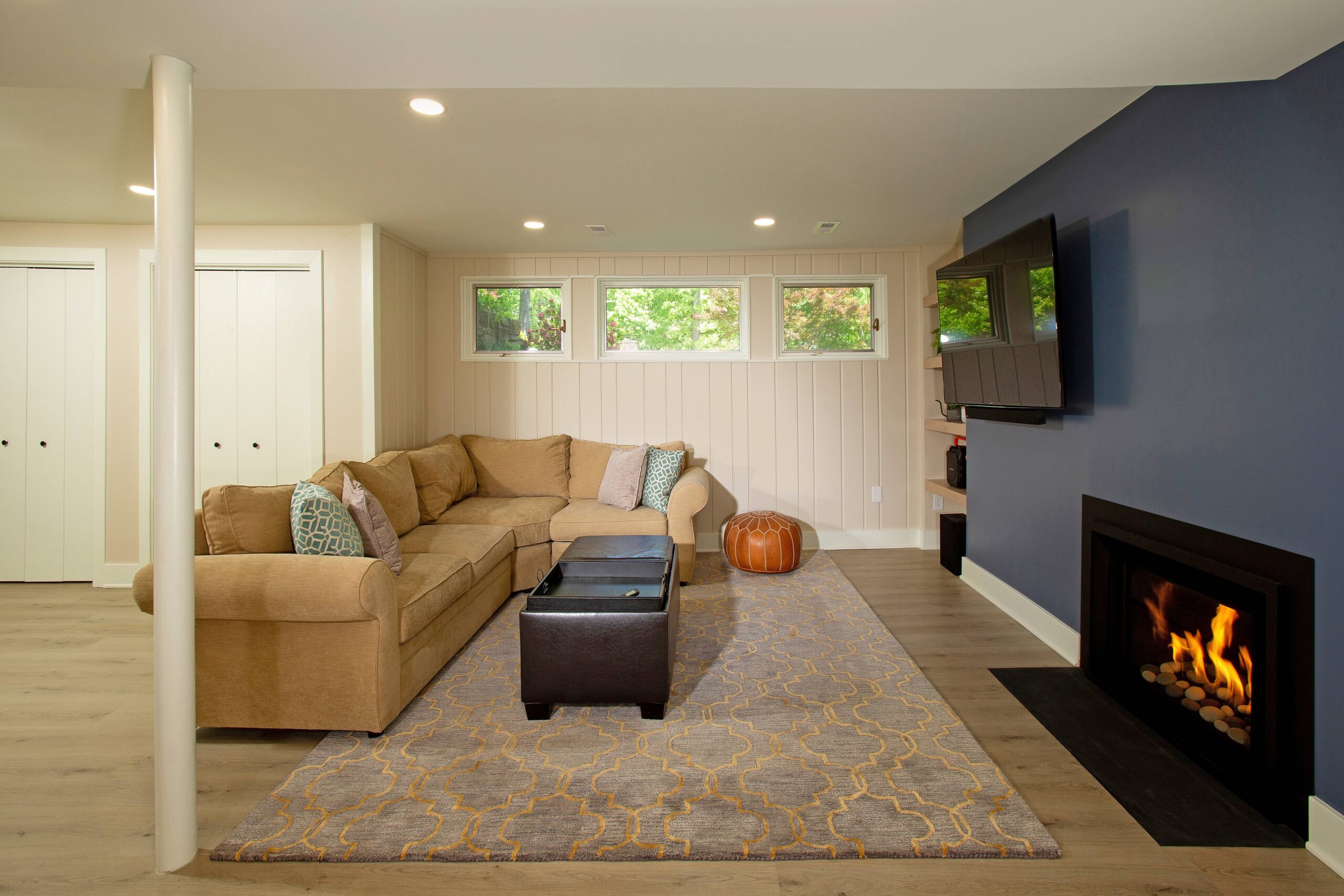 Rory & Jessica's Basement - Merrick Design and Build
