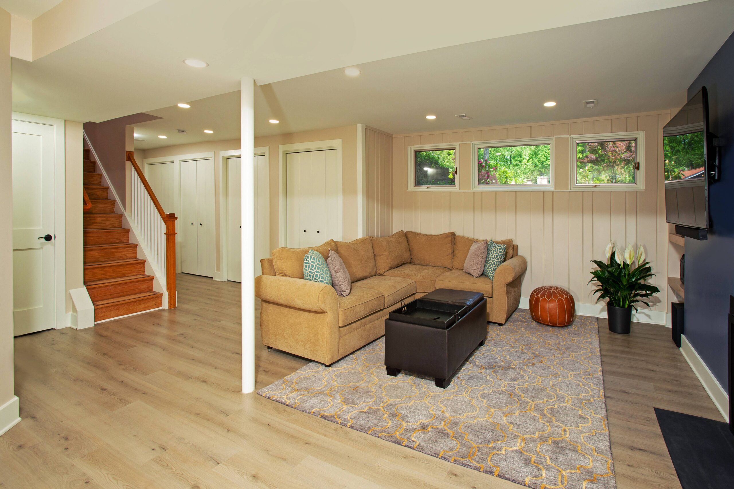 Rory & Jessica's Basement - Merrick Design and Build