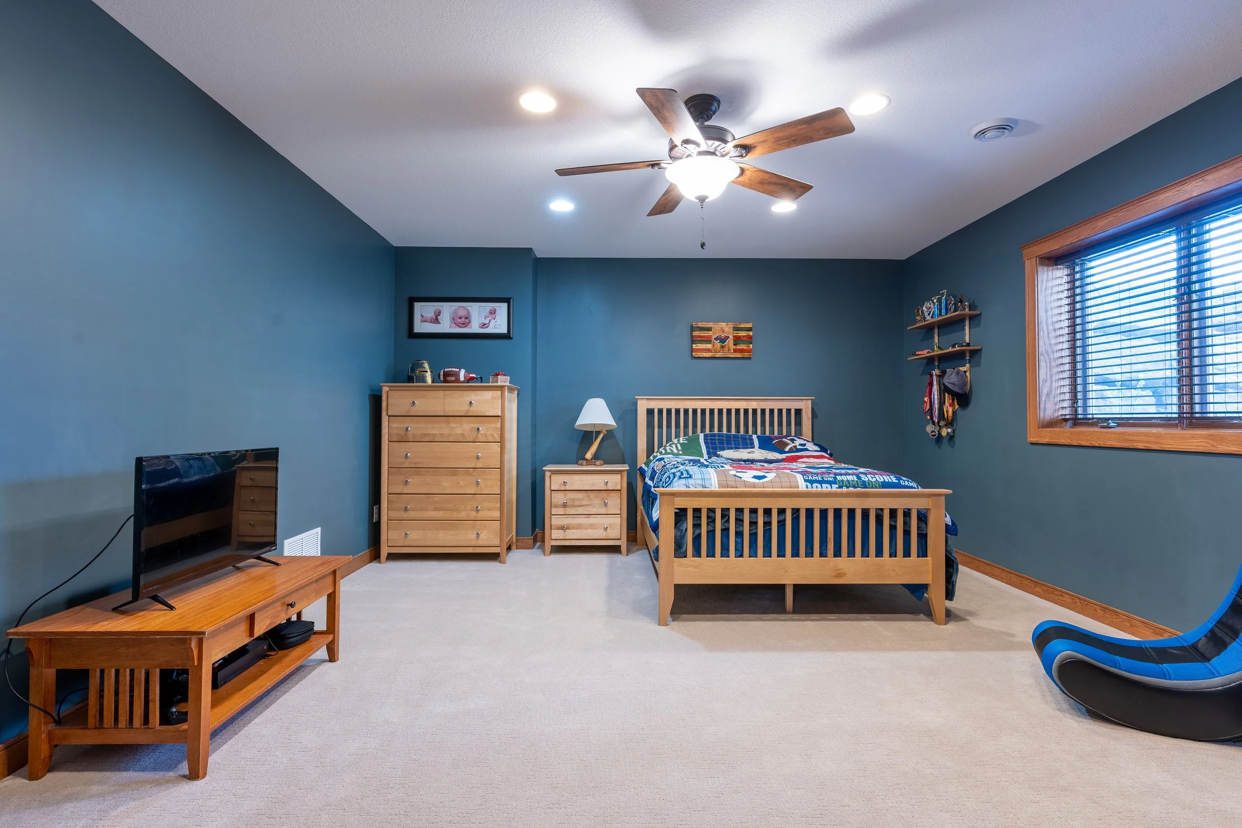 Rustic Industrial Finished Basement — CW DESIGN ™