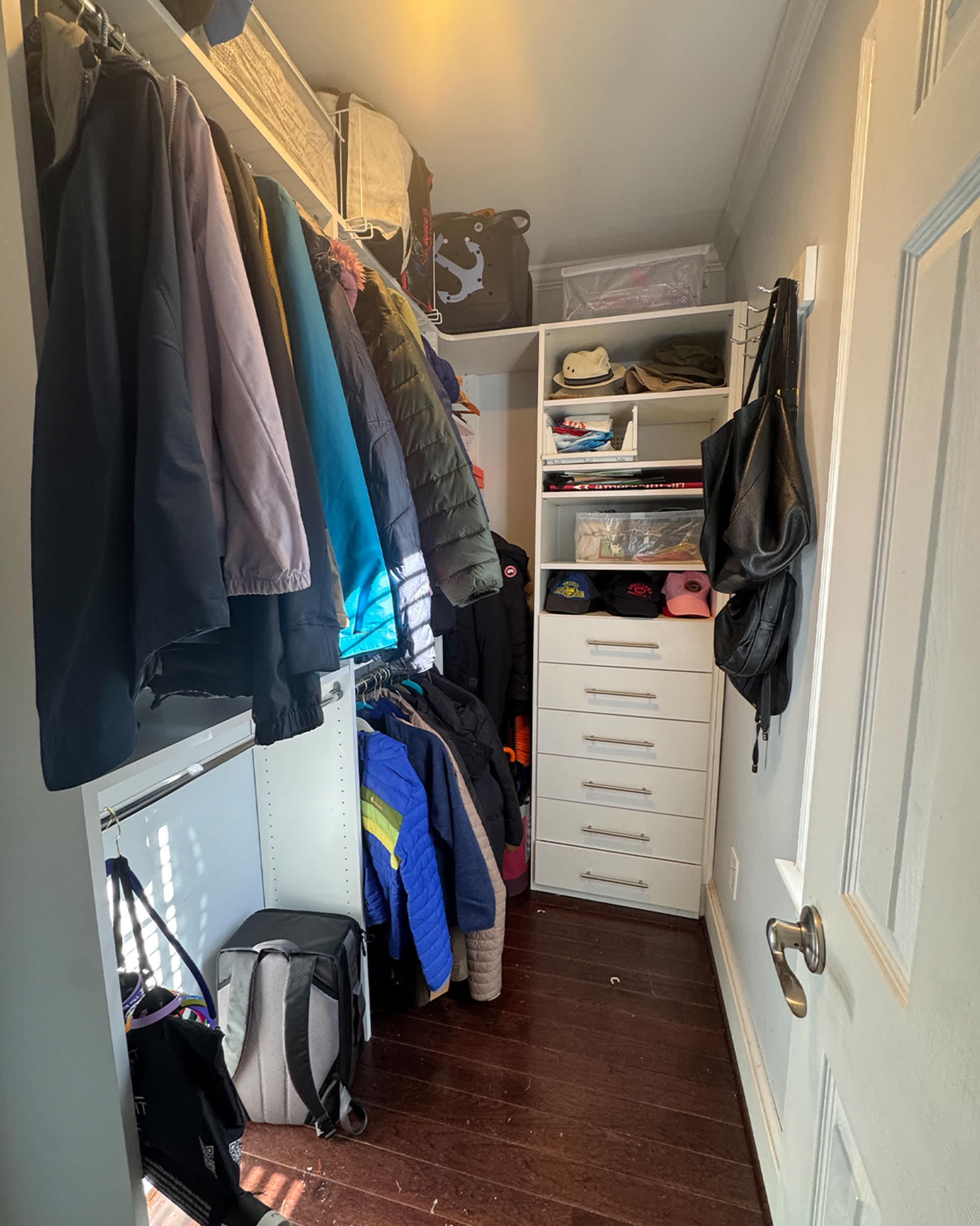 See How I Transformed My Chaotic Coat Closet | Apartment Therapy