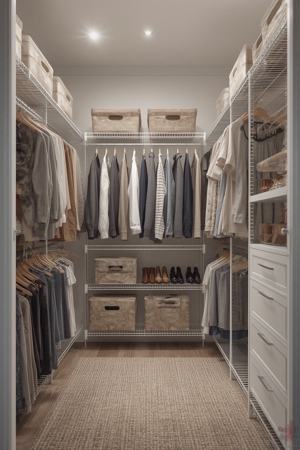 Shelf Track Wire Closet Shelving With Clothes Rod ClosetMaid 5-10 Wide Linen/All-Purpose Reach-