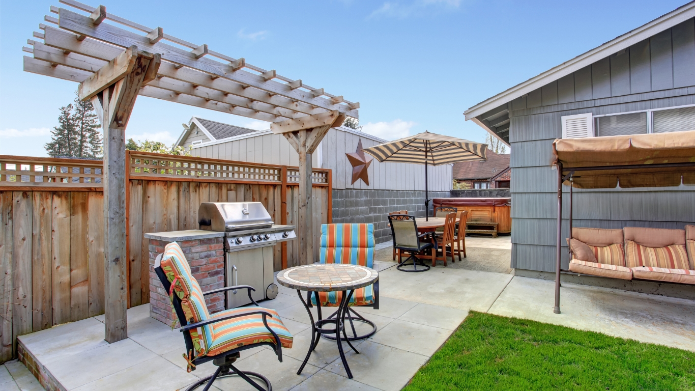 Small Backyard Concrete Patio Ideas | Colorado Springs