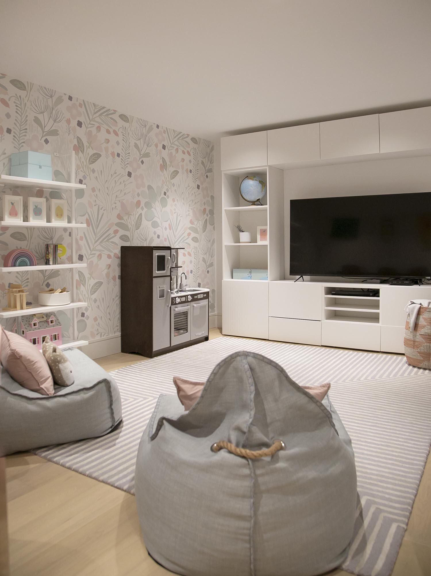 SOPHIE + MINJI'S PASTEL MODERN BASEMENT PLAYROOM — WINTER DAISY | Melissa Barling, Kids' Interior Decorator & Lifestyle Blogger
