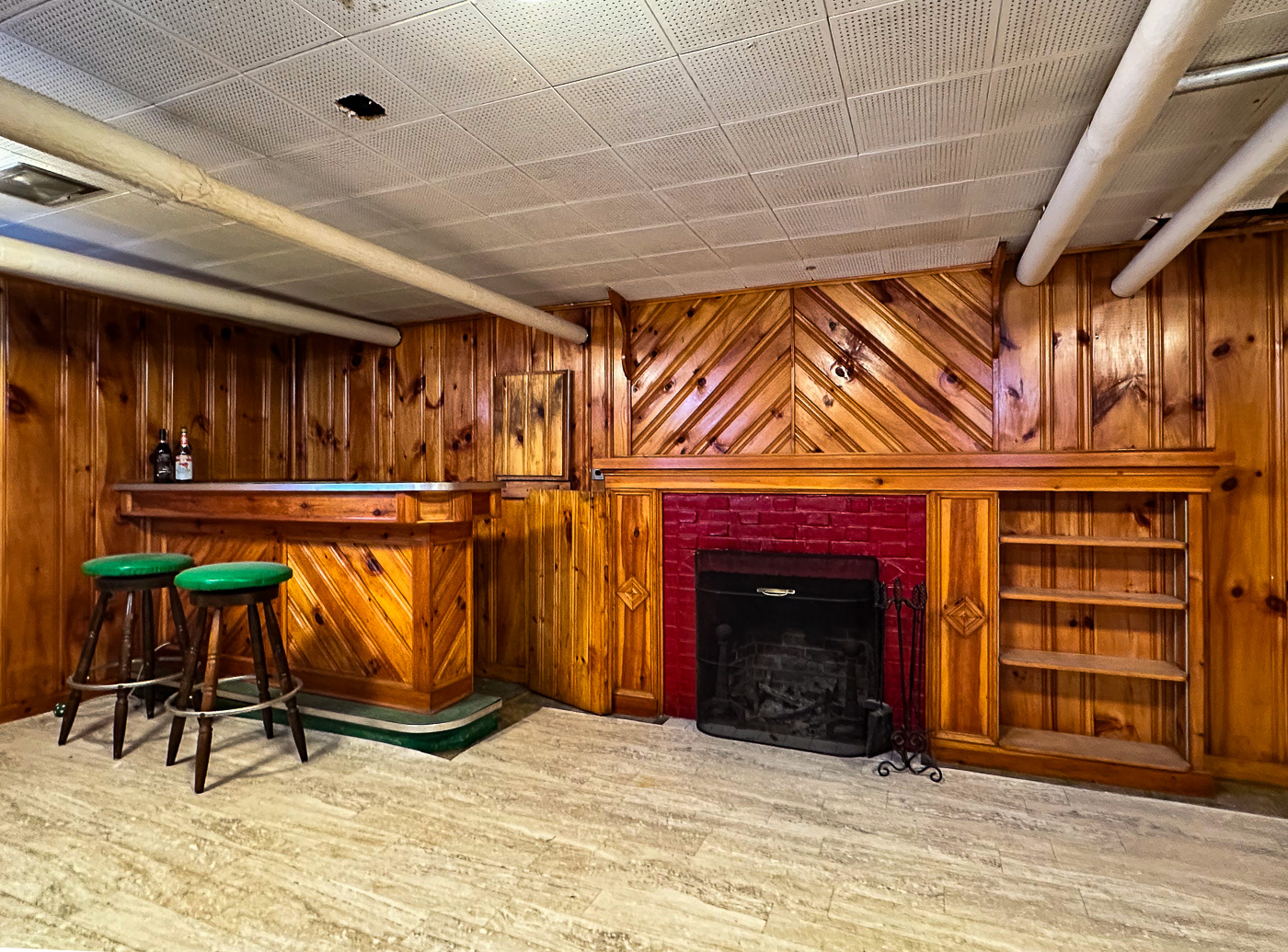 SoPo Cottage: The Finished Basement - The Path From Retro to Modern-ish