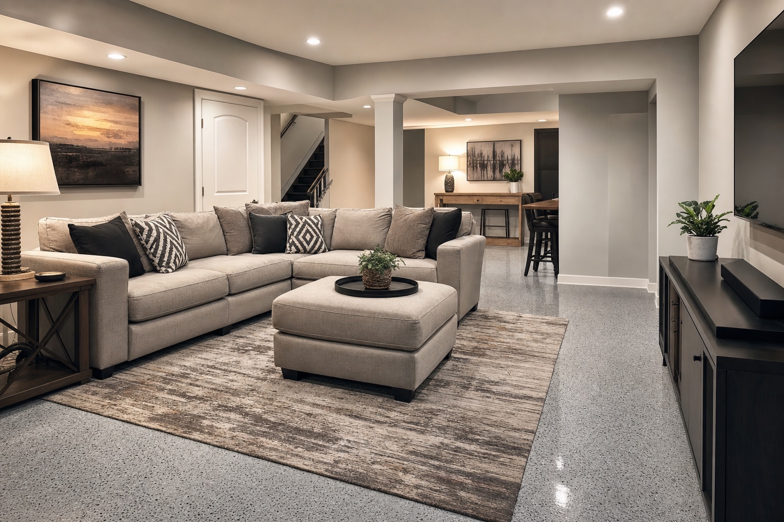 Stained Concrete Floors Naperville IL | Won't Peel