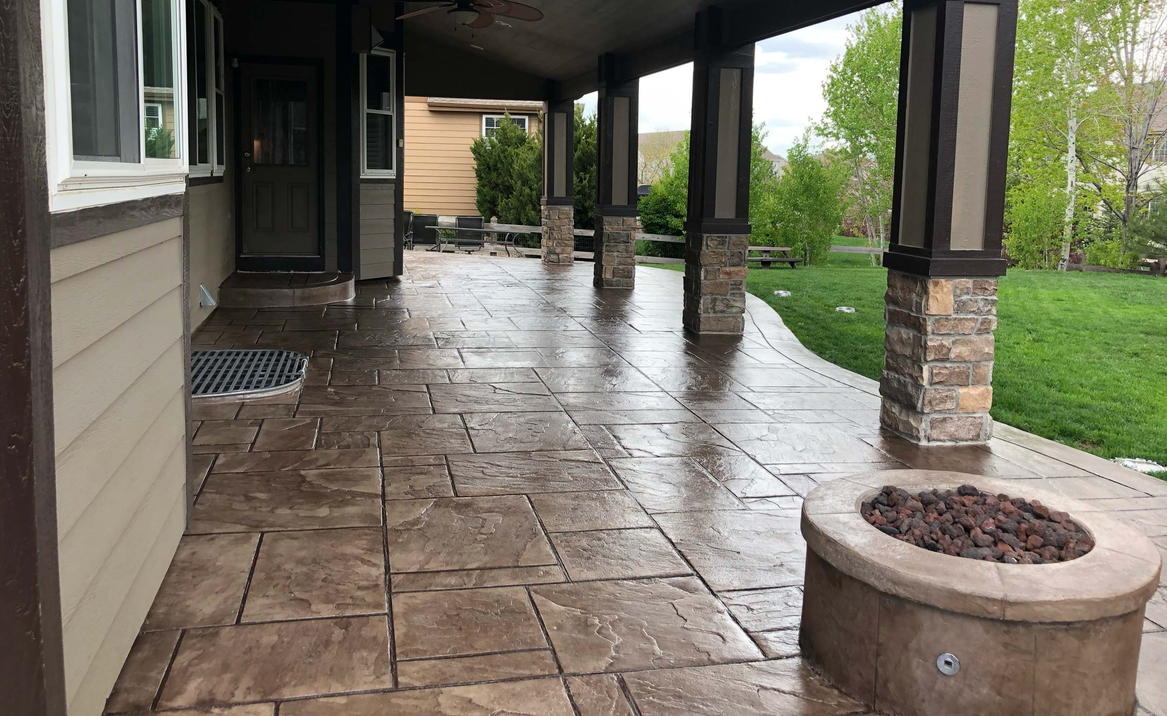 Stamped Concrete Contractor Boulder County | Ironwood Deck