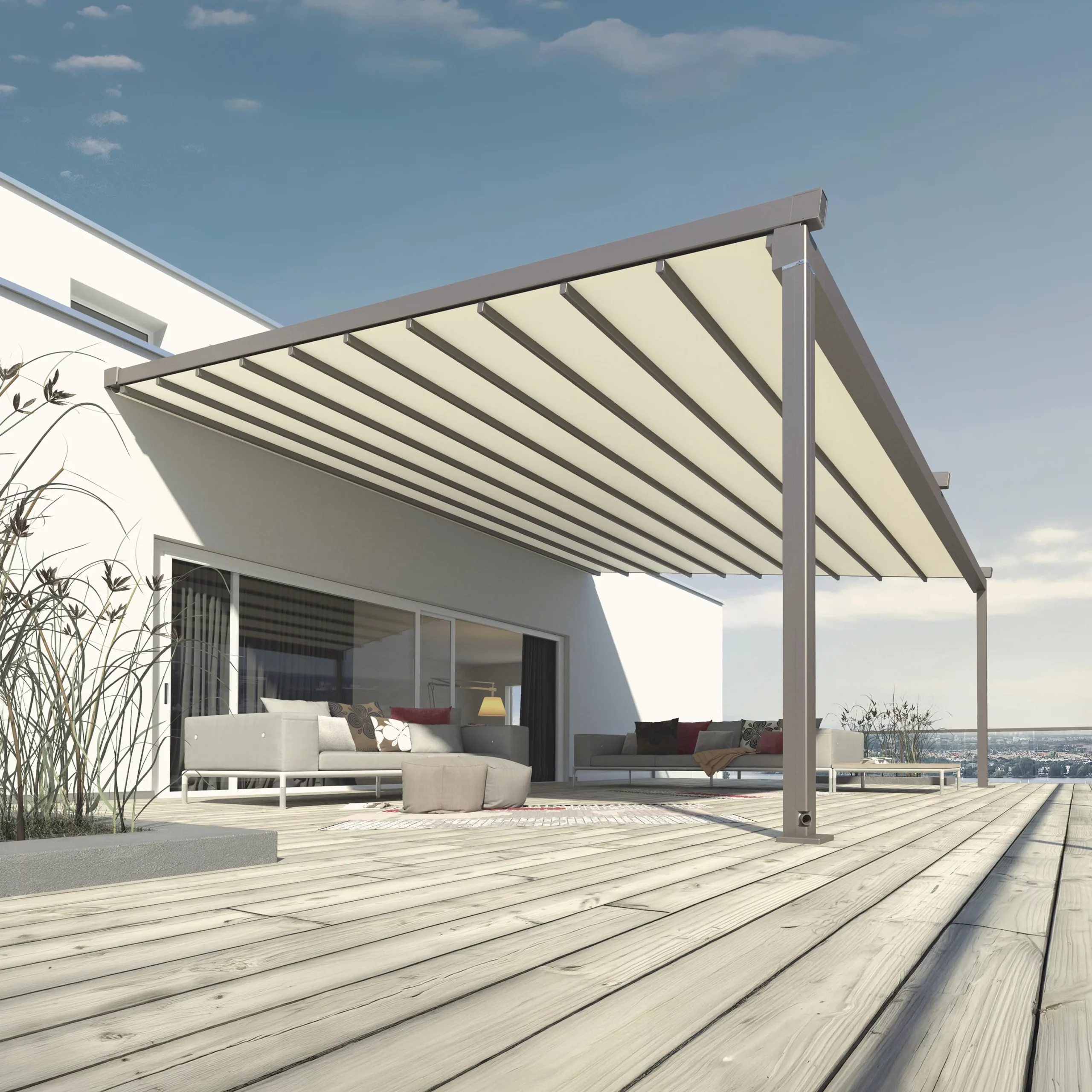 Textile patio roof - modern & flexible | weinor