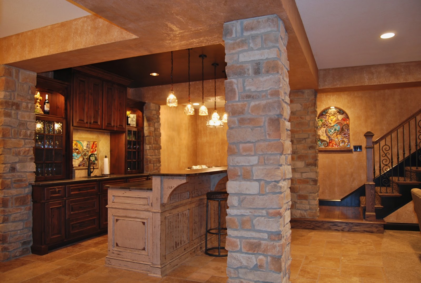 The Kersten Haus: Old World Basement Retreat