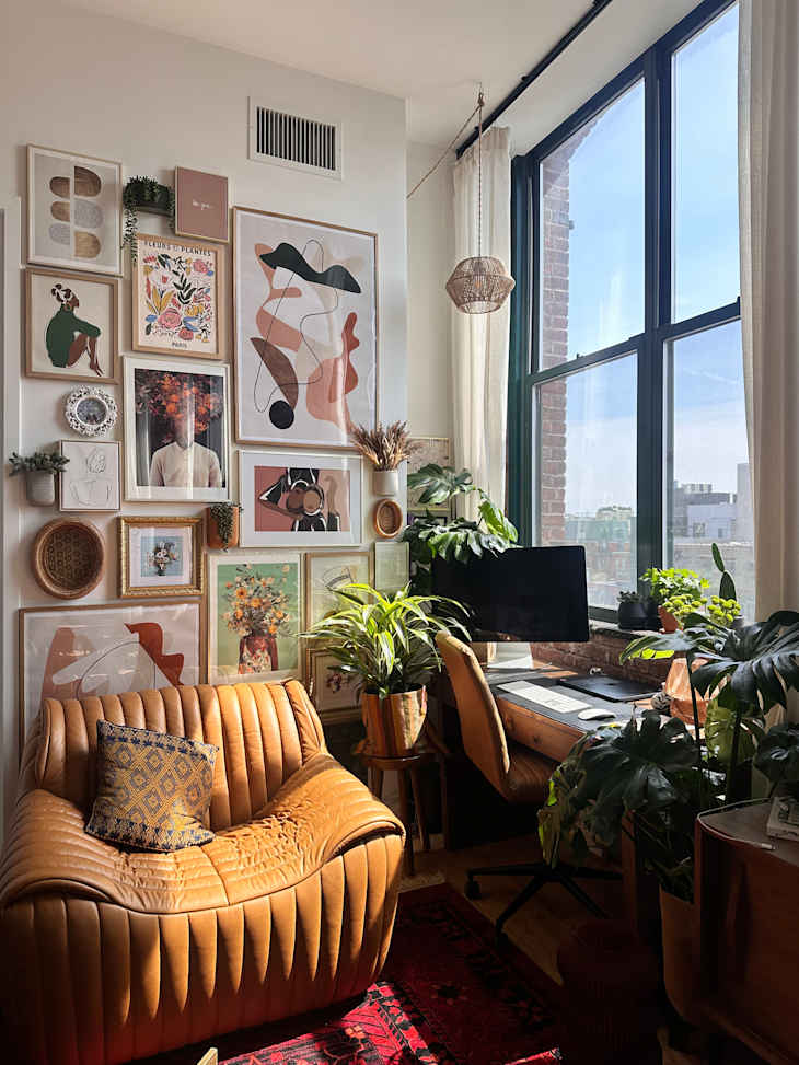 Tour an Early 1900s Brooklyn Rental Apartment Layered With Art | Apartment Therapy