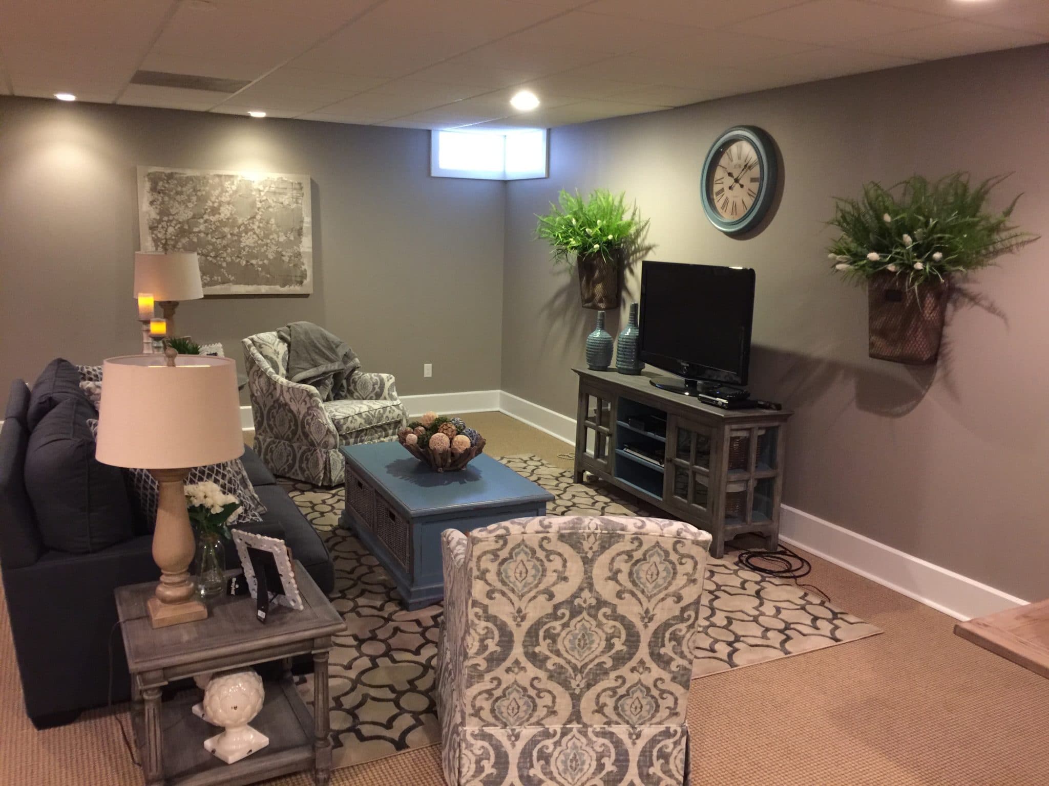 Transforming A 'Basement' Into A Lower Level Living Space - JSB Designs