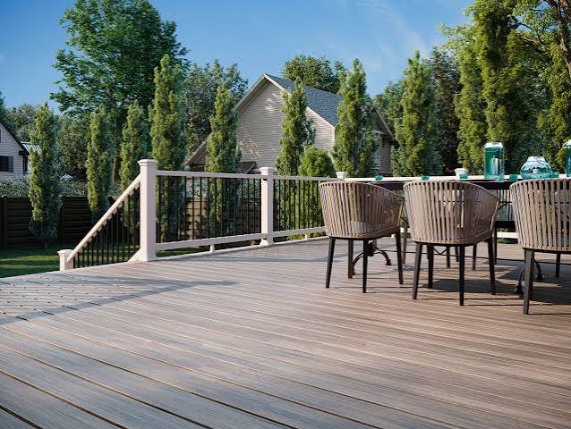 Trex Enhance Honey Grove Composite Decking - Grooved 16'