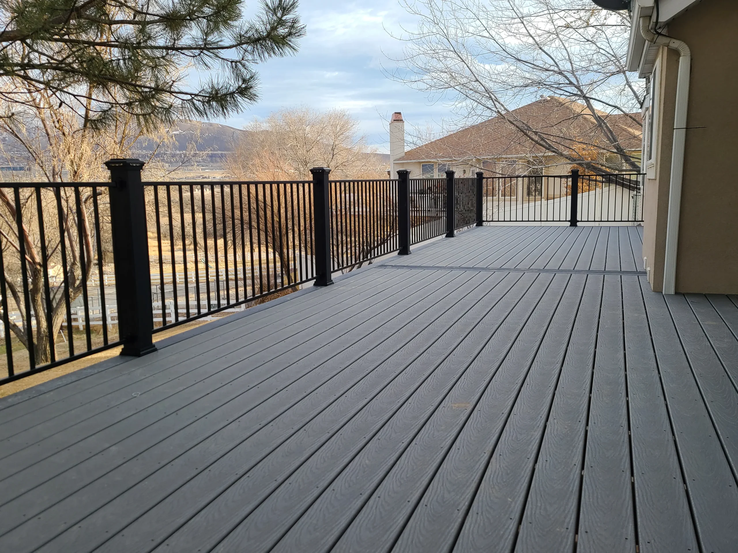 Trex Transcend Railing Ideas in Utah by Blackrock Decks