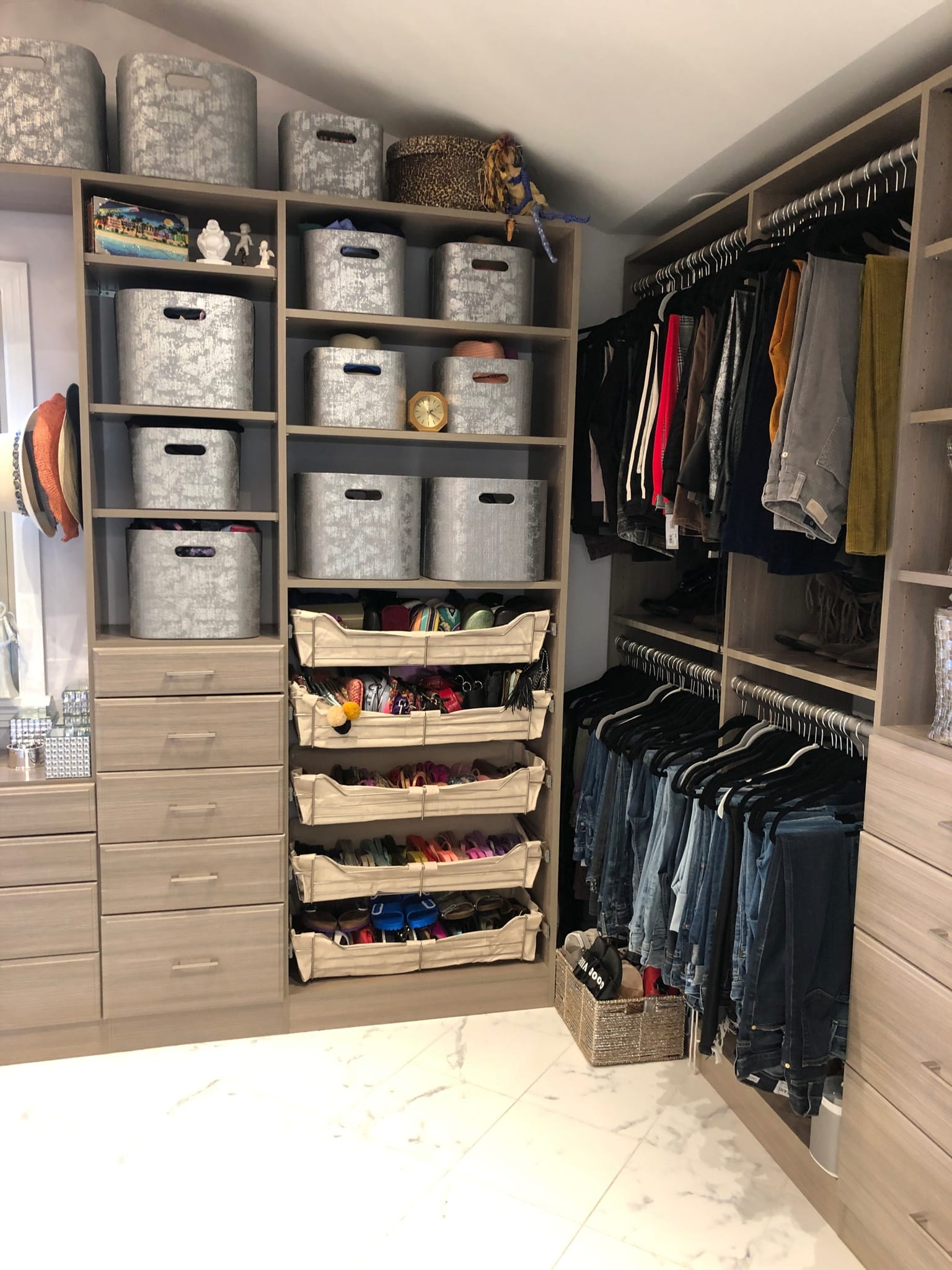 Two Beautiful and Organized Master Closets | Order in the House
