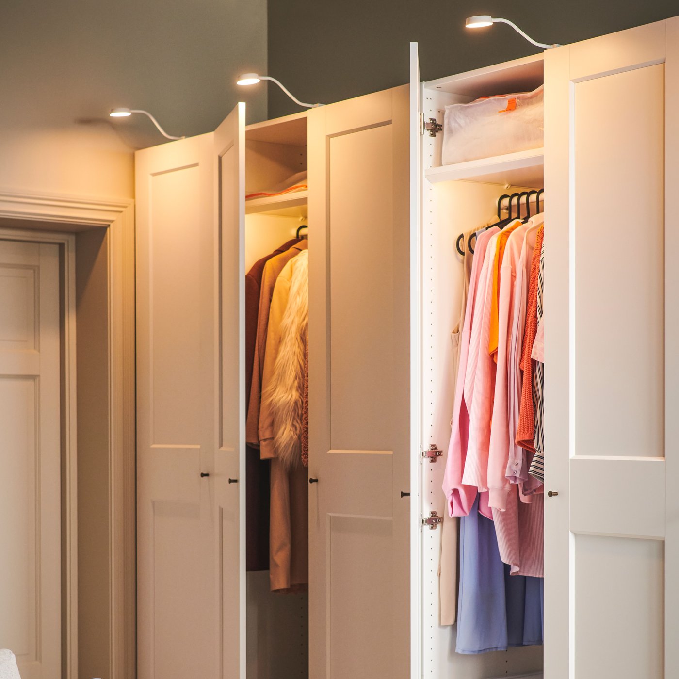 Wardrobe lighting guide: 4 easy steps - IKEA