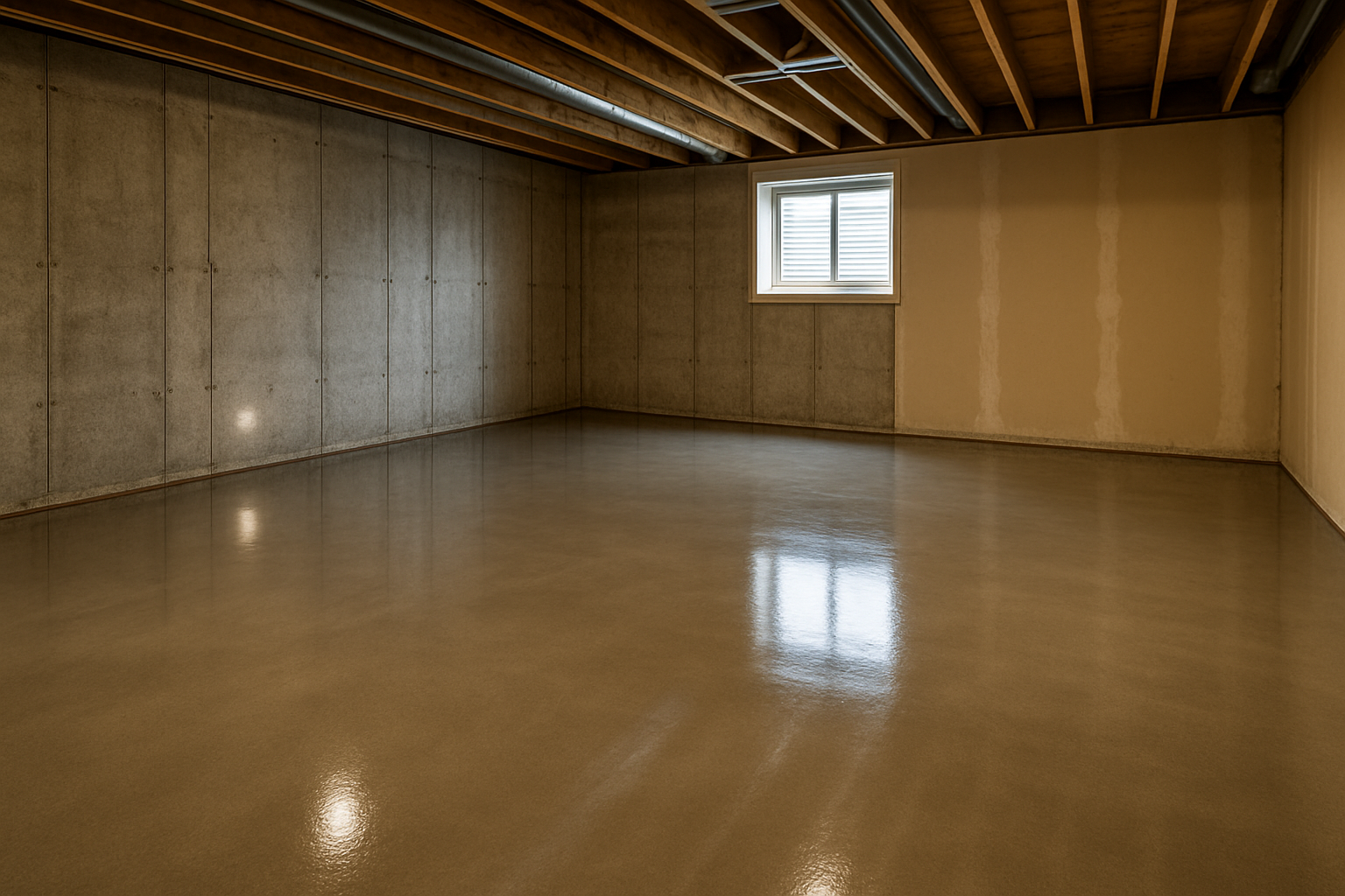 Why Slick Finish Concrete Is Ideal for Garages and Basements