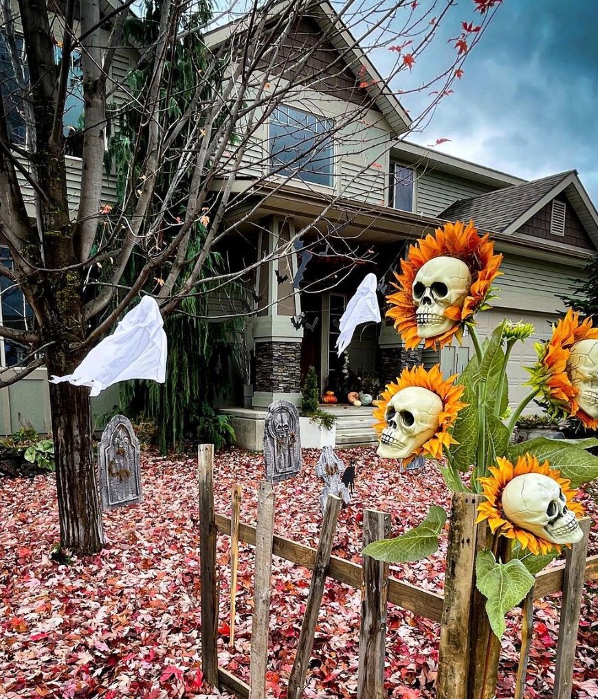 13 Frighteningly Creative Ideas for DIY Halloween Yard Decorations - Bob Vila