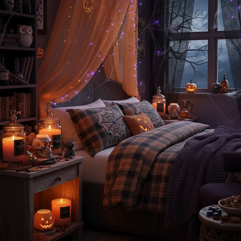 15 Halloween Bedroom Ideas for a Spooky Vibe