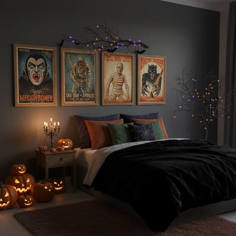15 Halloween Bedroom Ideas for a Spooky Vibe