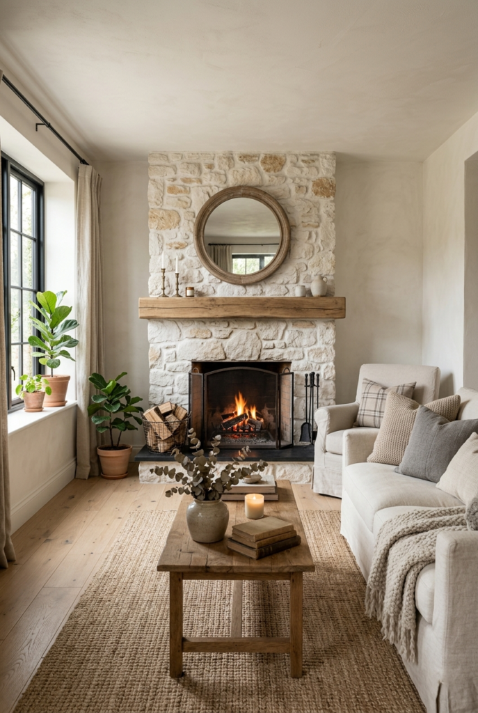 19 Stone Fireplace Ideas for a Cozy Living Room - Thedecorevibe