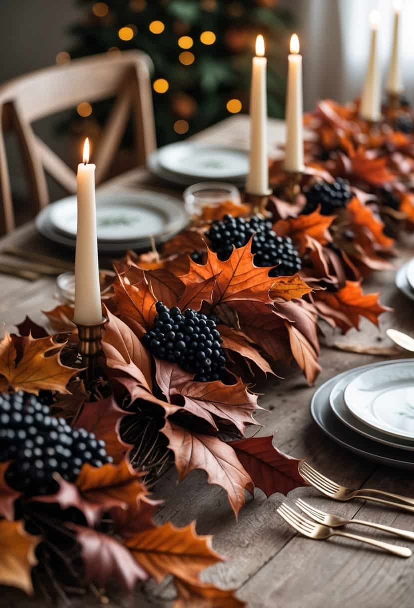 20 Moody Thanksgiving Tablescape Ideas for Cozy, Dark Feasts
