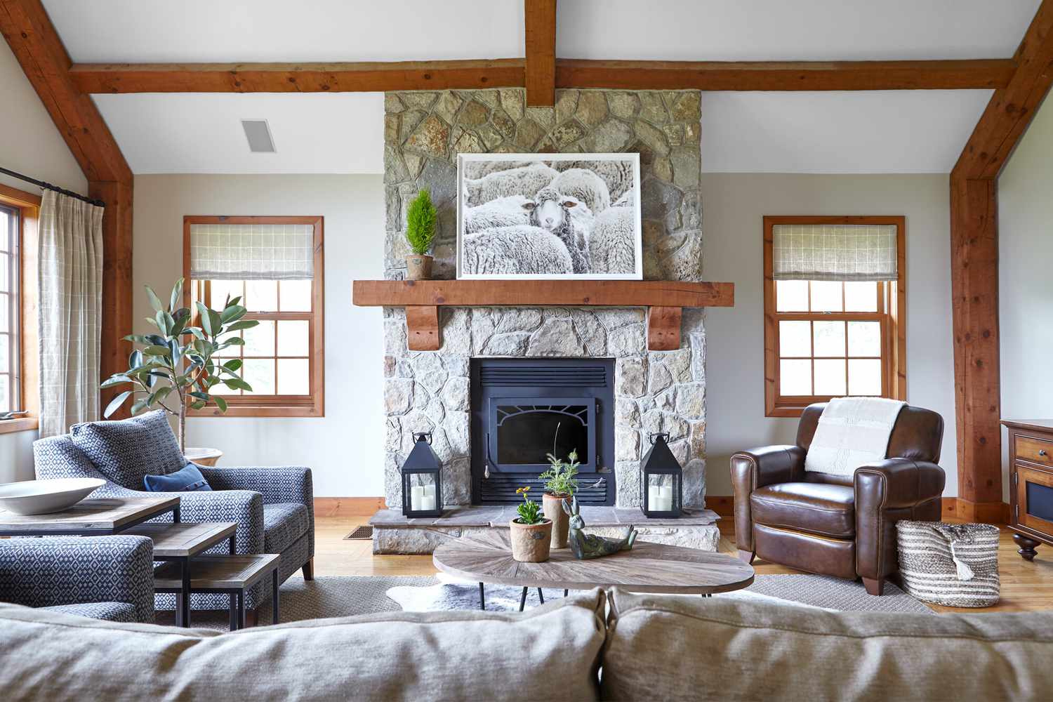 20 Stacked Stone Fireplace Ideas to Warm Up Your Space