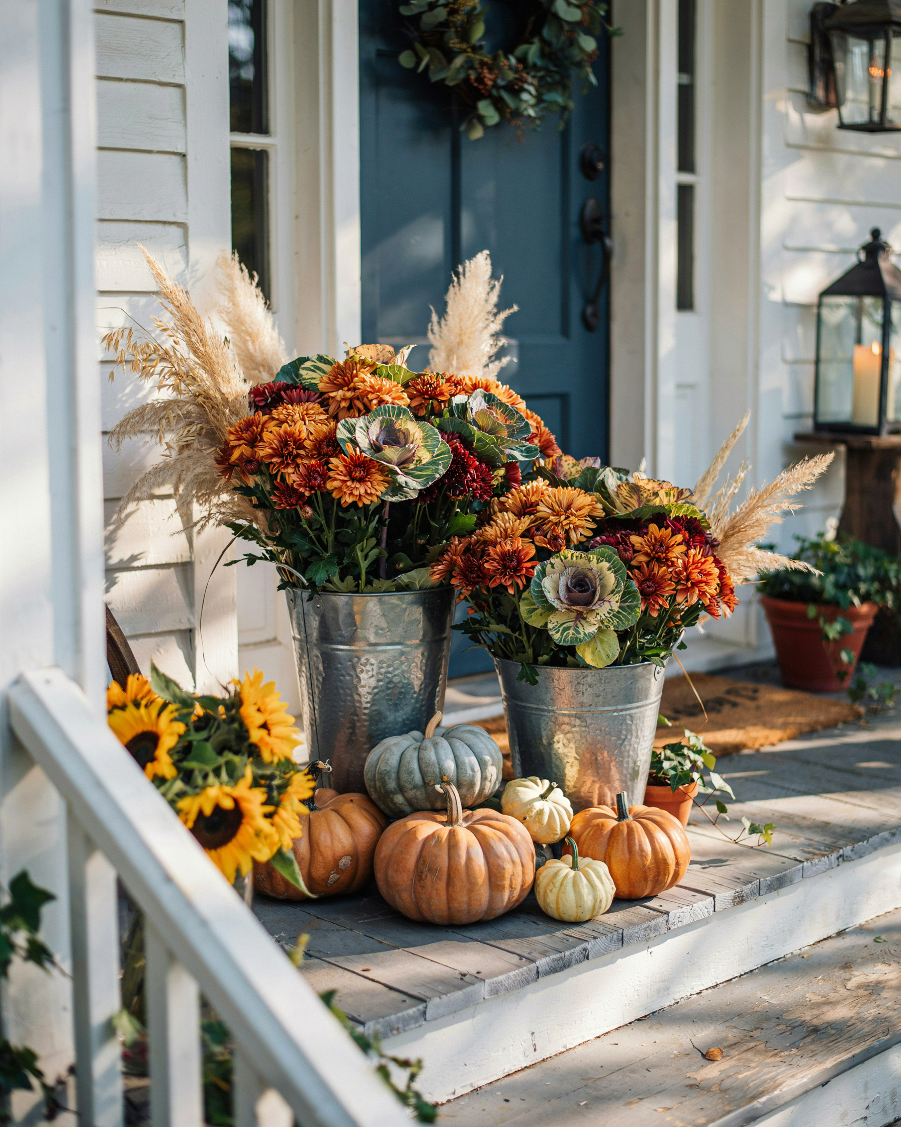 25 Farmhouse Fall Porch Ideas Full of Autumn Charm to Make Your Home Look Cozy and Inviting | DIY Garden