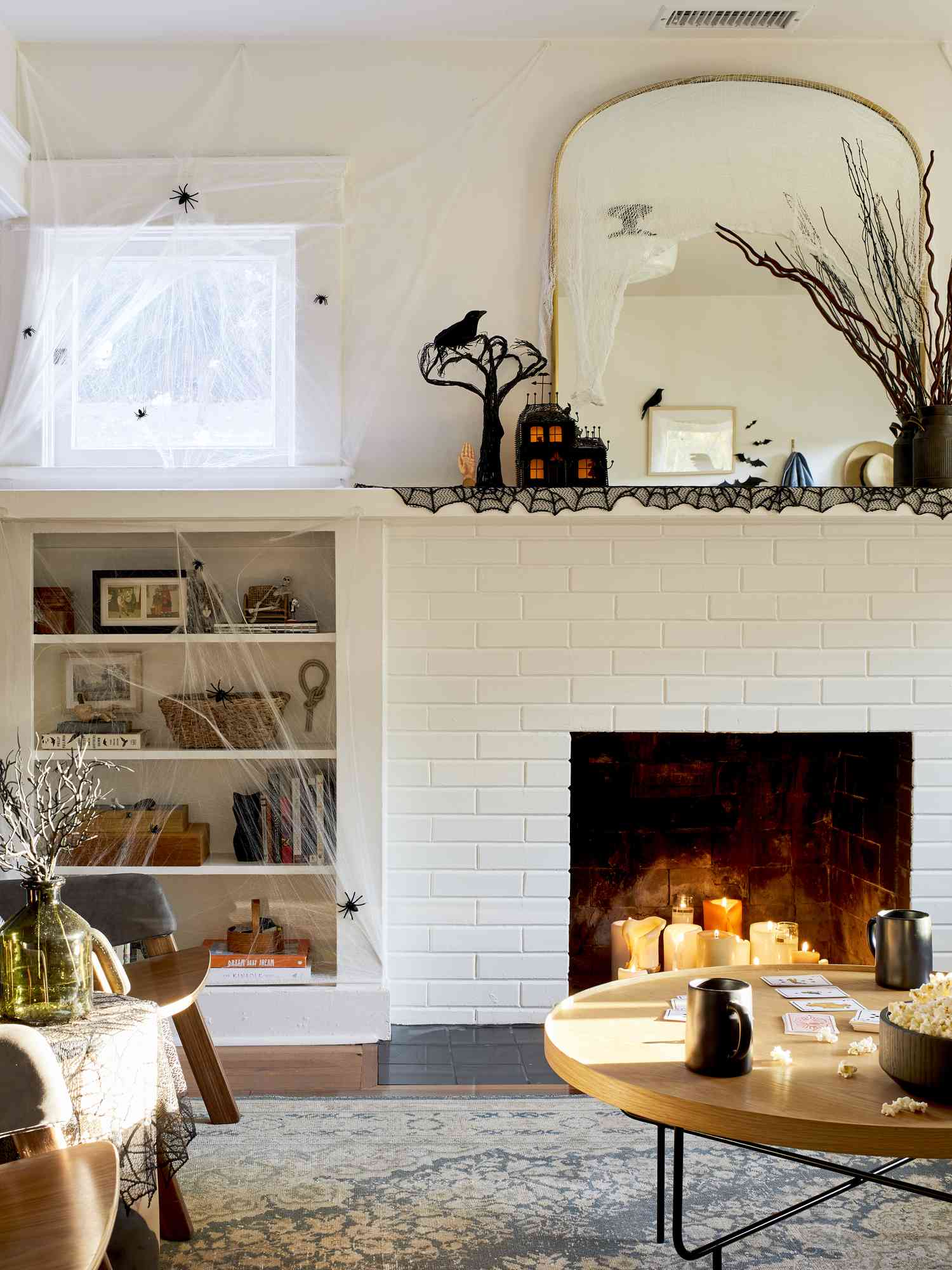 30 Bewitching Halloween Mantel Ideas That Are Drop-Dead Gorgeous