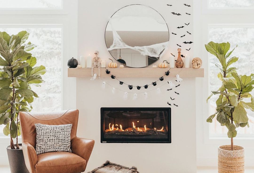 30 Bewitching Halloween Mantel Ideas That Are Drop-Dead Gorgeous
