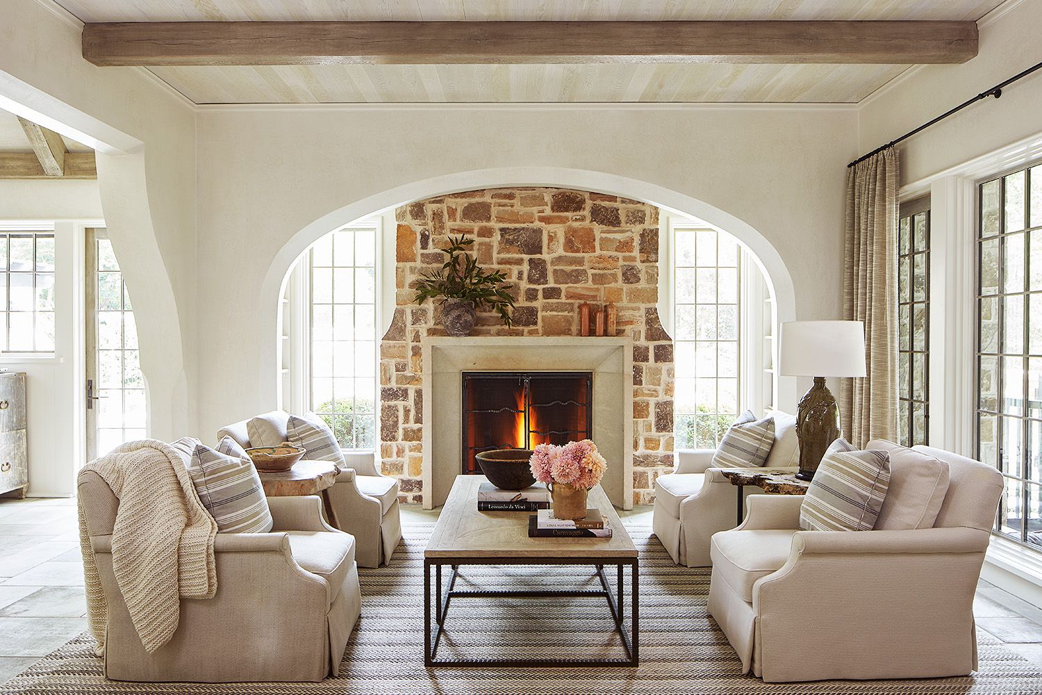 35 Stylish Stone Fireplace Ideas to Warm Up Your Home