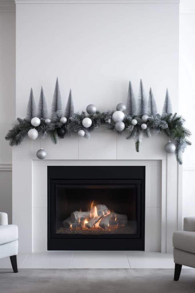 40 Fireplace Christmas Garland Ideas To Deck Your Mantel