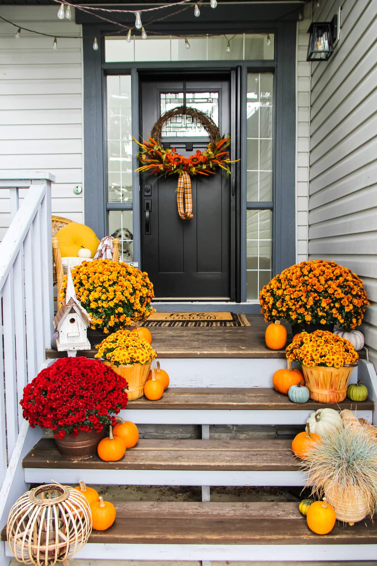A Cozy Fall Porch - A Pretty Life In The Suburbs