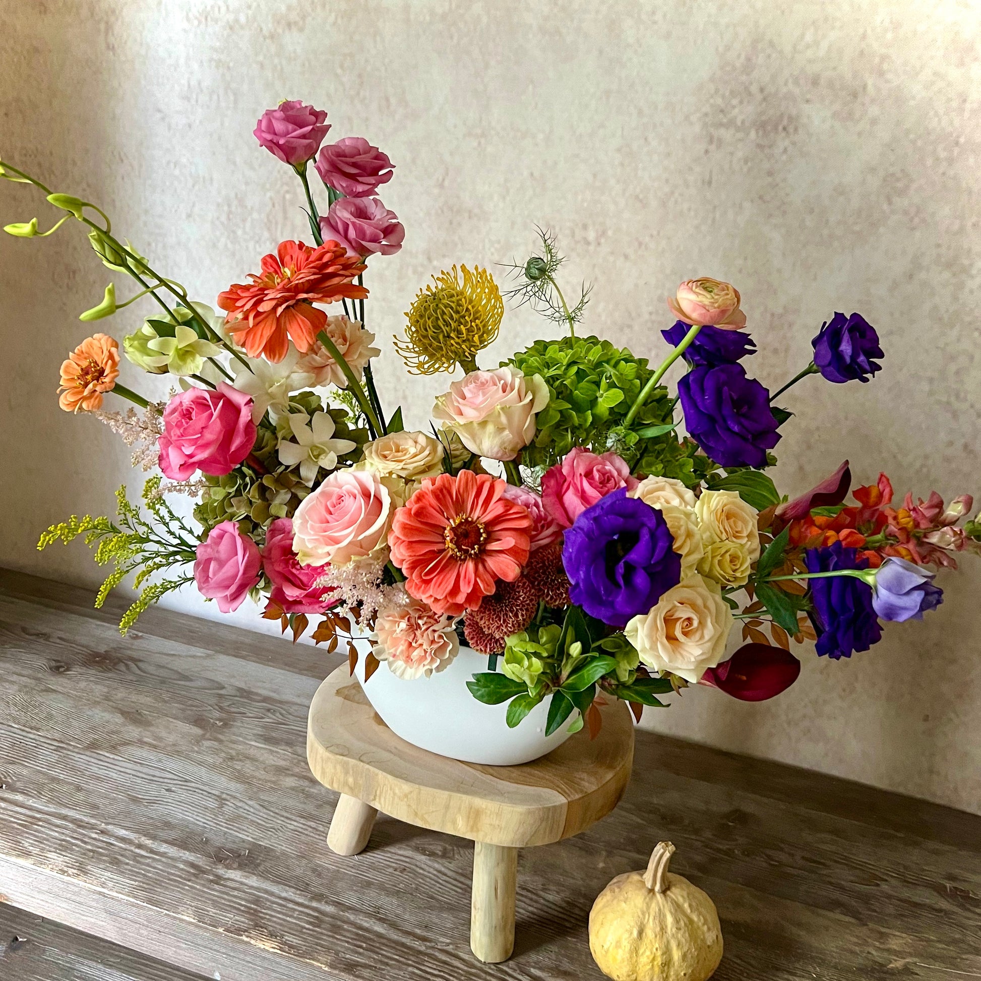 Autumn Arrangement For Table Autumn – NaRae Flowers