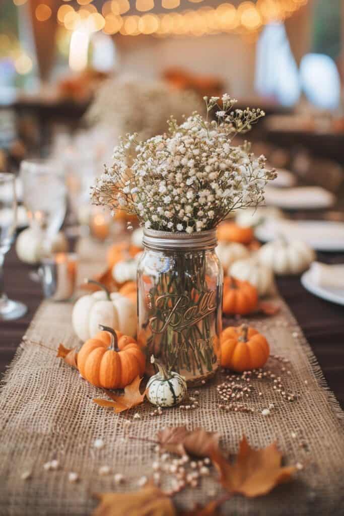 Autumn Elegance: Breathtaking Fall Wedding Centerpieces • Confetti & Roses