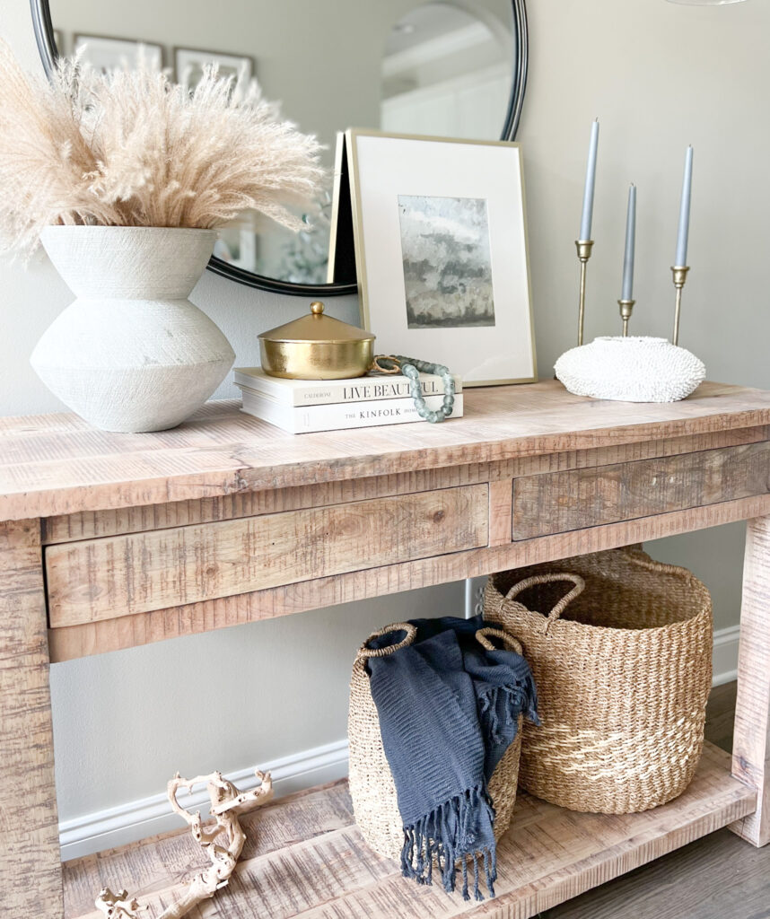 Best Ideas to Style Your Entryway Console Table - CASS Design Co.
