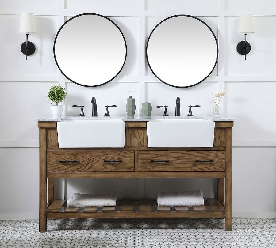 Brown Rustic Bathroom Accessories