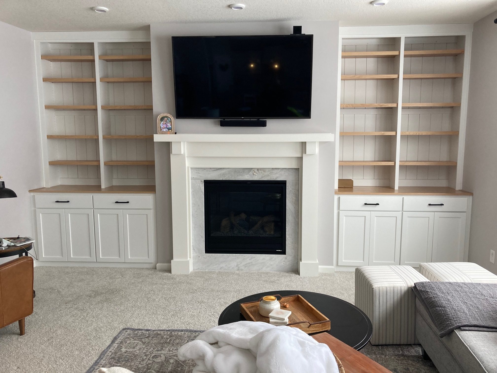 Custom Built Entertainment Centers | Fireplace, Built ins, media centers